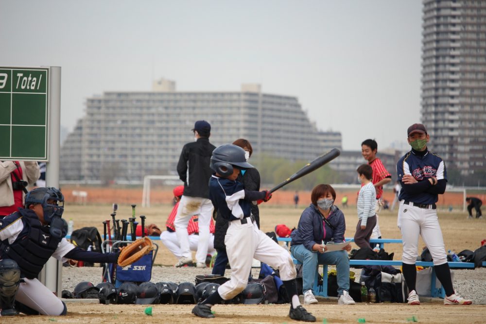 21年3月6日 練習試合 Vs 東京ウイング 大田区軟式少年野球チームフレール