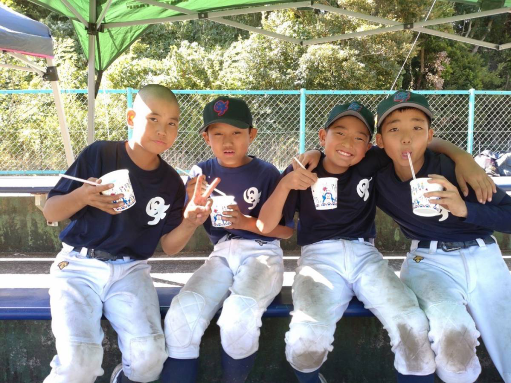 野球少年　風呂 